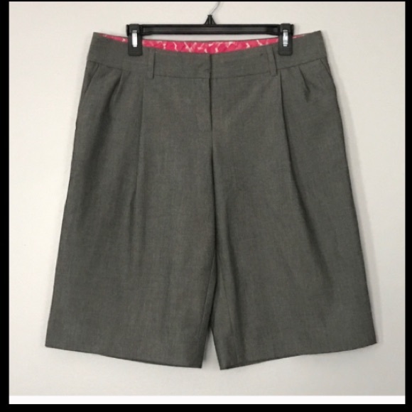 Isaac Mizrahi Pants - ISAAC MIZRAHI GREY DRESS/WORK SHORTS SZ 12